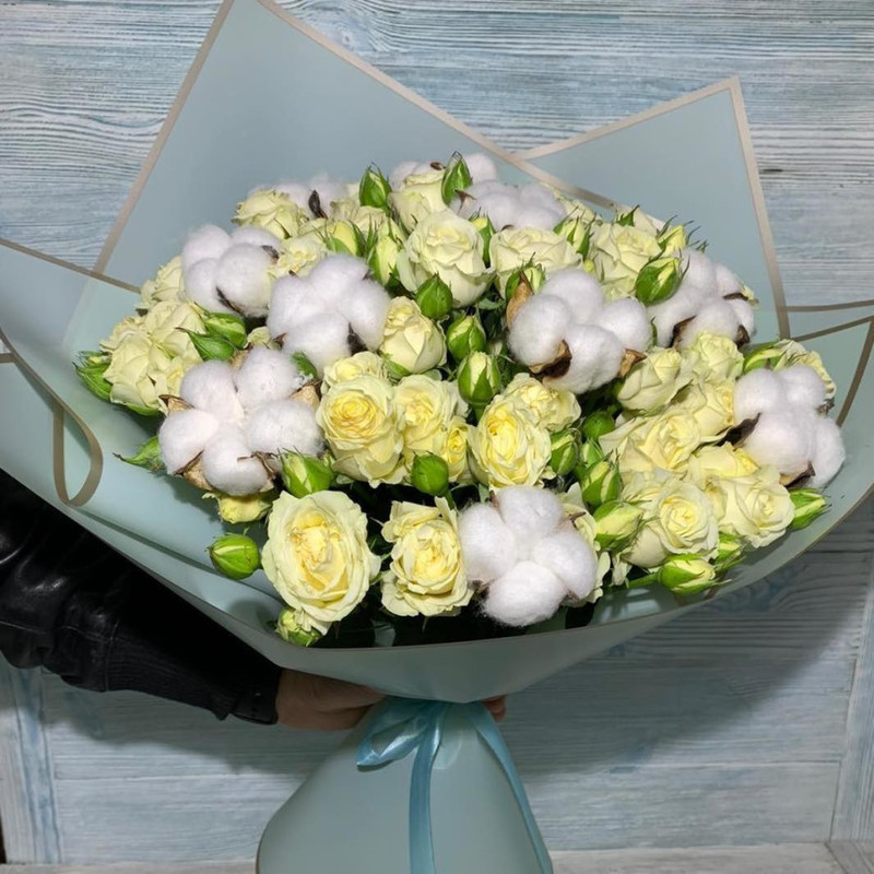 Bouquet with cotton, standart