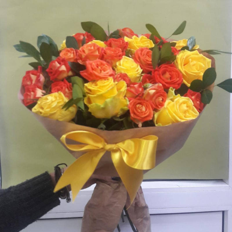 Bouquet of roses Sunshine, standart