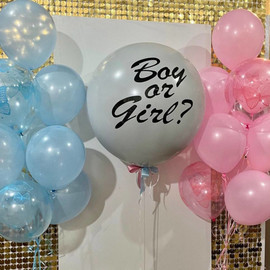 Воздушные шары на гендер пати