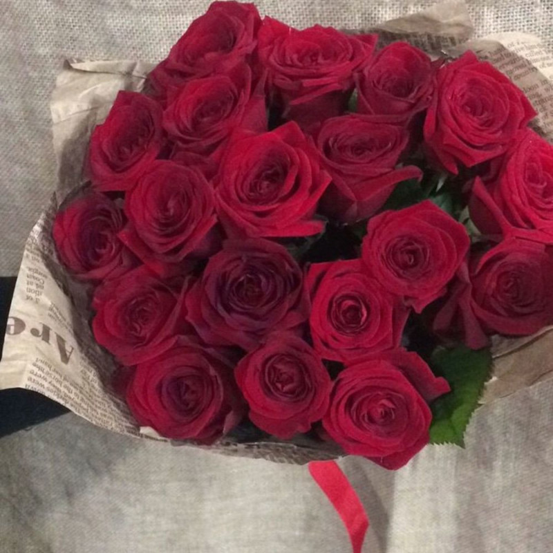 19 roses Russia in craft, standart