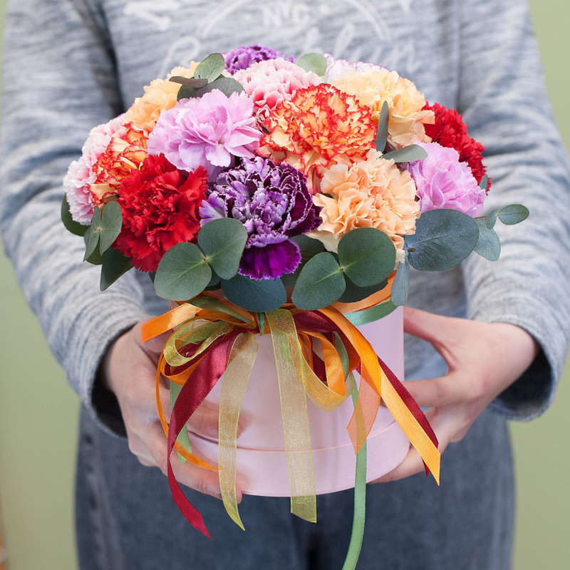 Box with flowers "Coloromania", standart