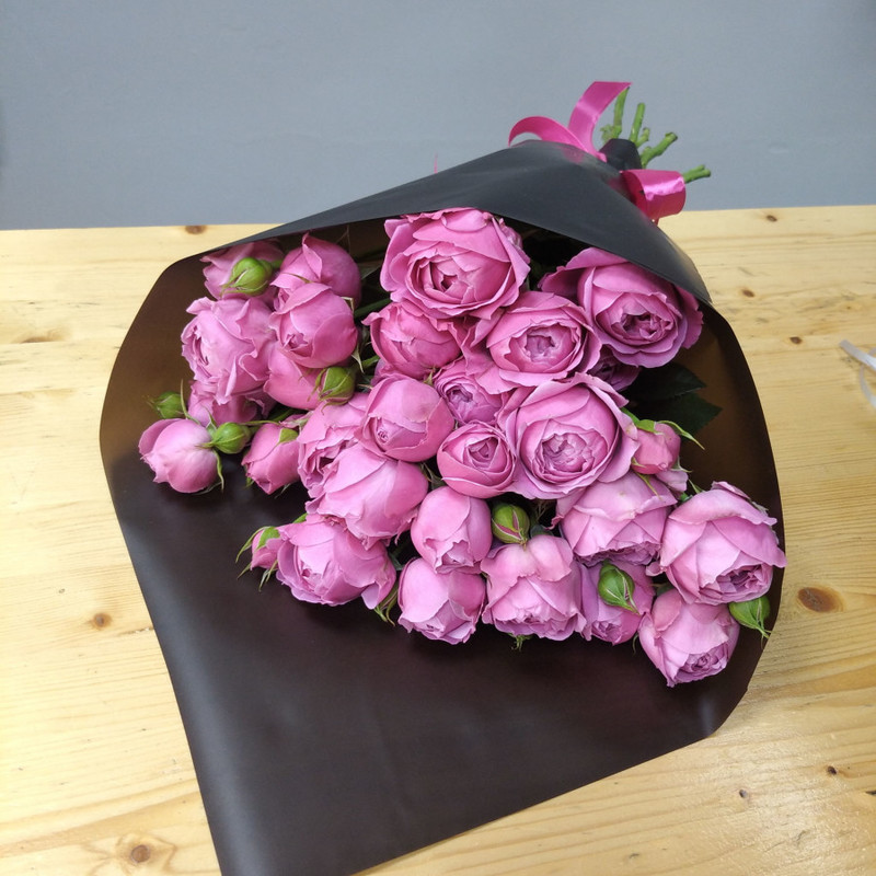 Peony roses in a package, standart