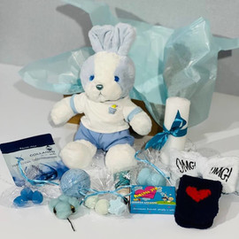 Spa beauty box with soft toy rabbit