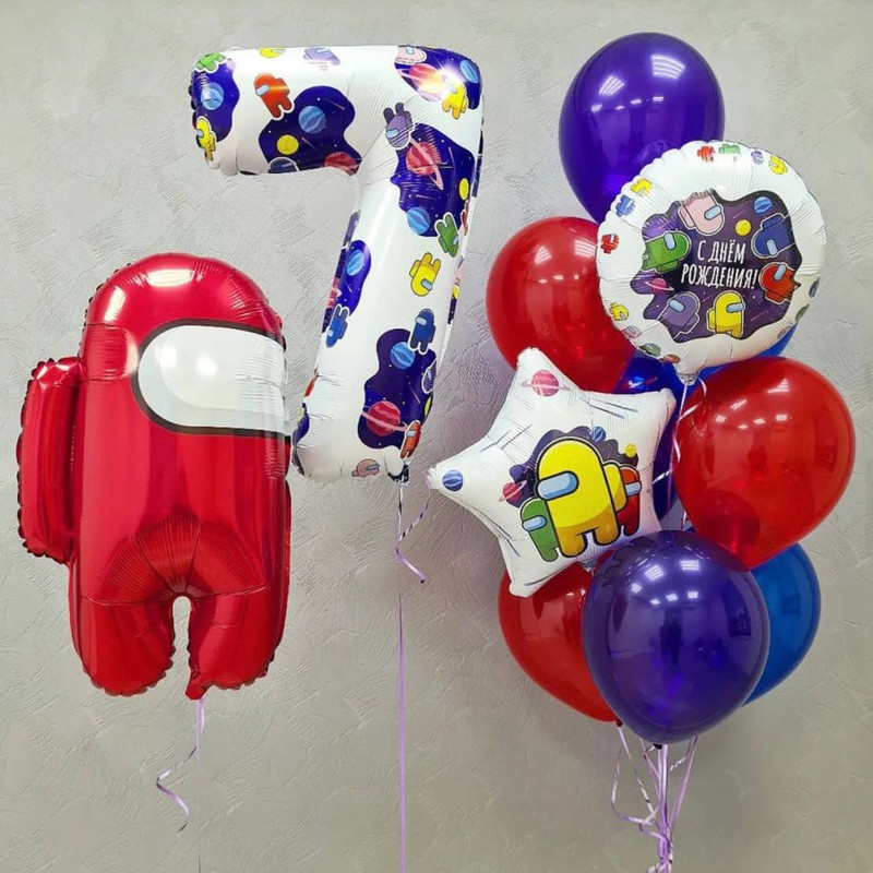 Composition of balloons Among As, standart