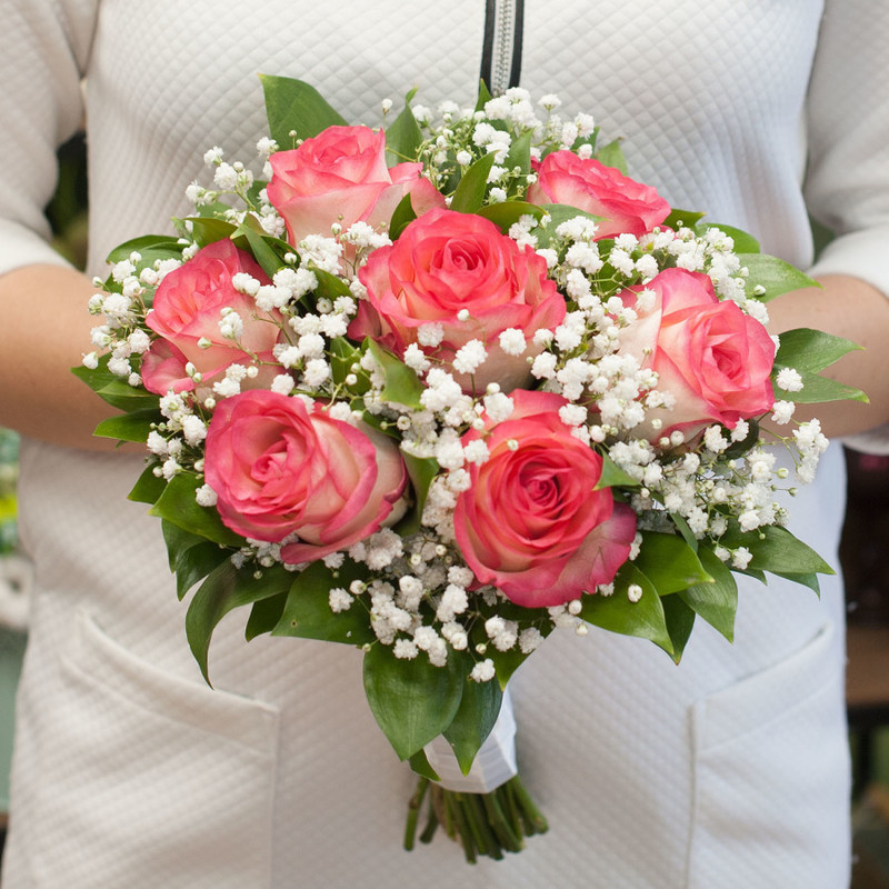 Bridal bouquet "Angelina" (with boutonniere), standart