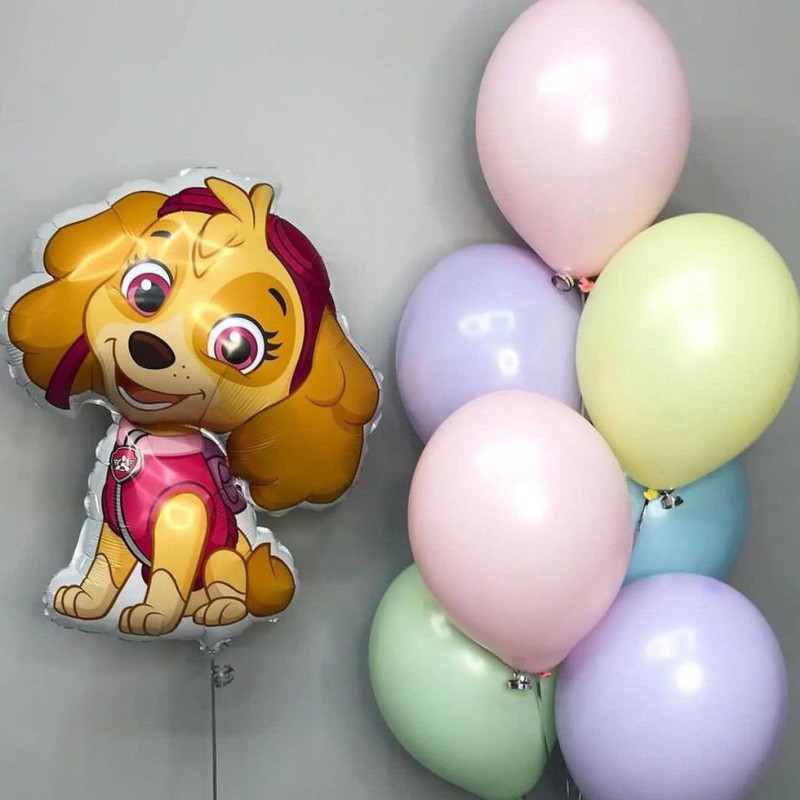 Воздушные шары на день рождения днвочки, стандартный