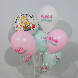 Воздушные шары для мамы