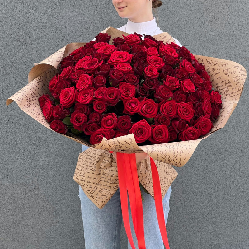 101 perfect red rose, standart