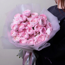 Bouquet Ranunculus Clooney Pink 35 pieces