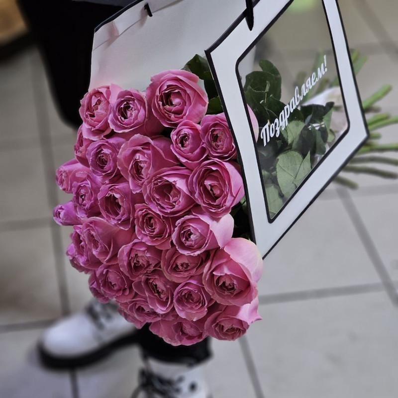 bouquet in a handbag, standart