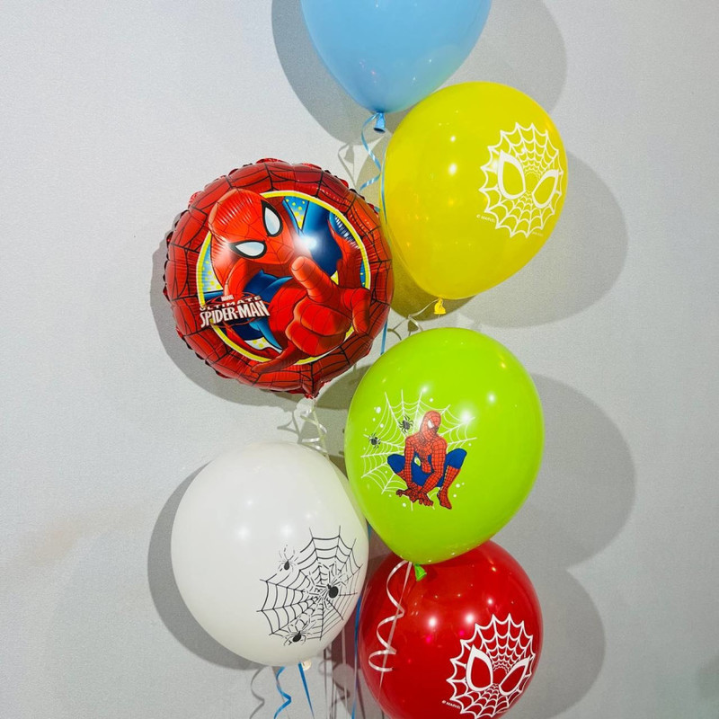 Balloons for the boy "Spiderman", standart