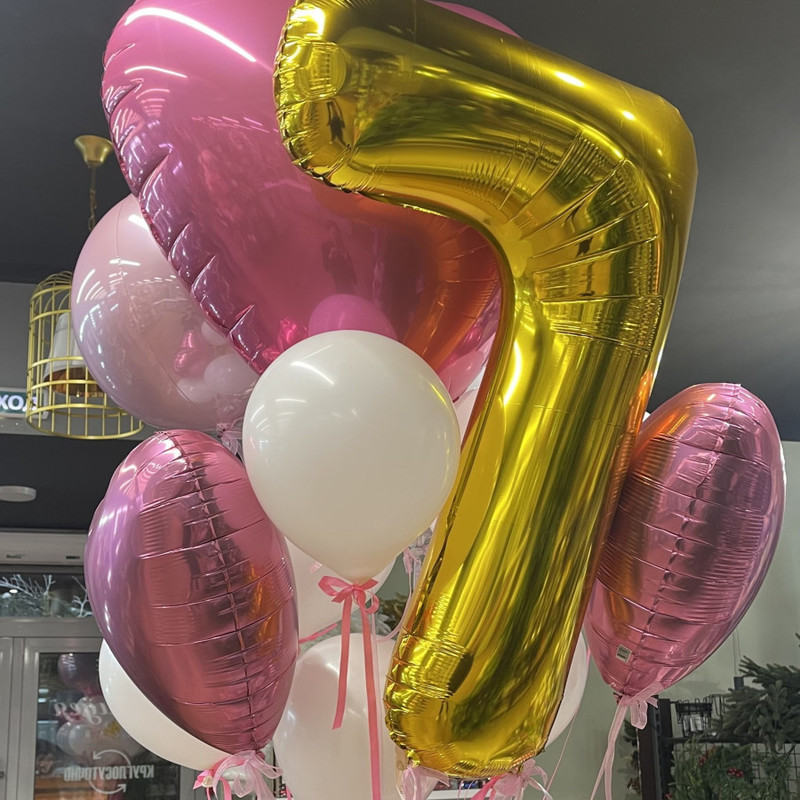 *Number to choose from. Pink Balloon Set, standart