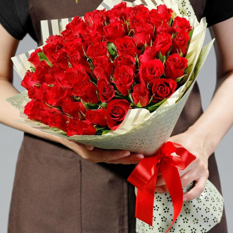 Bouquet "51 ruby roses", standart