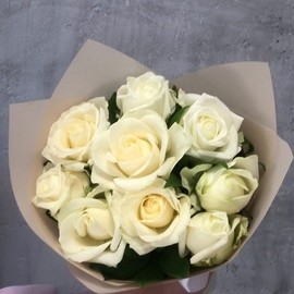 Букет белых роз