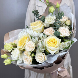 Букет Кремовый для Мамы