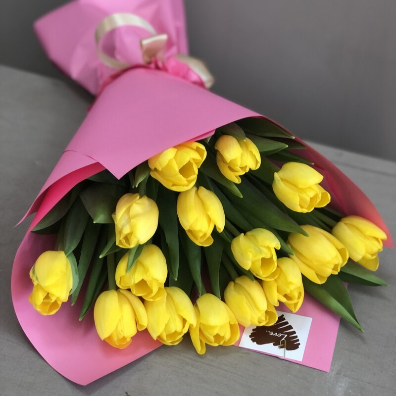 Buket zheltih tyul_panov 15 sht., standart