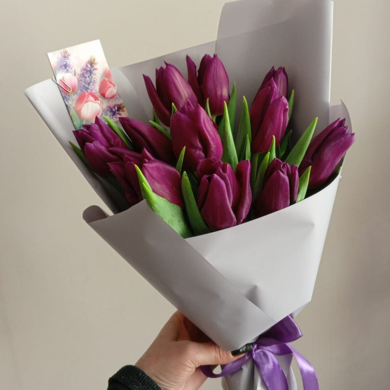 Букет тюльпанов 11 шт, стандартный