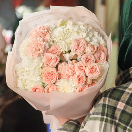 Нежно Розовый Авторский Букет