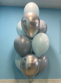 Vozdushnie shari Fontan "Goluboj Lyuks Retro" (10 edinitc)