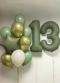 Воздушные шары Набор "Хаки стайл" (13 единиц в наборе)