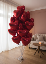 25 шаров сердца