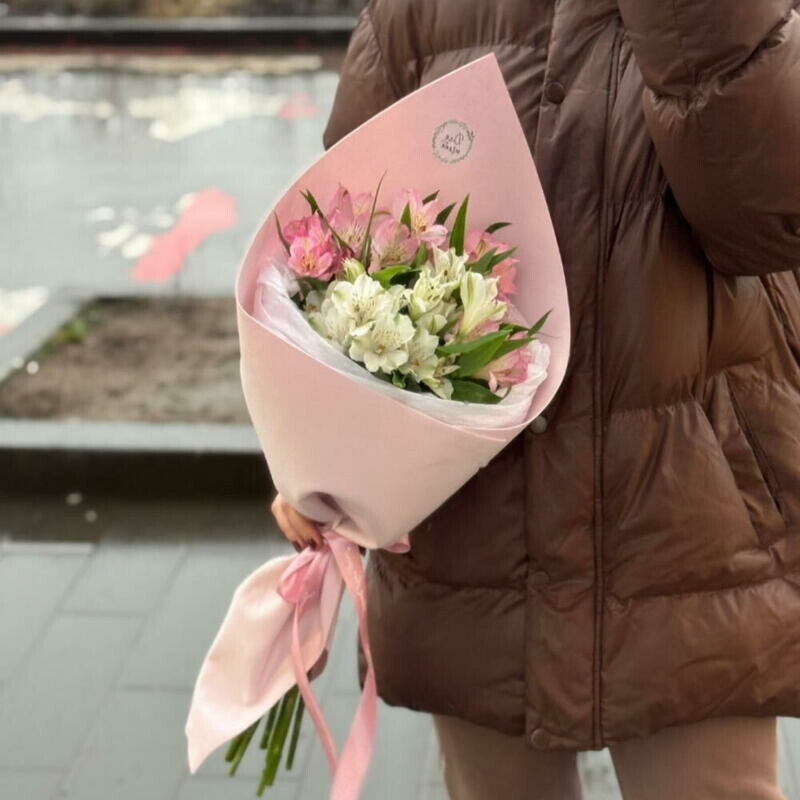 Кулечек счастья Альстромерия, премиум