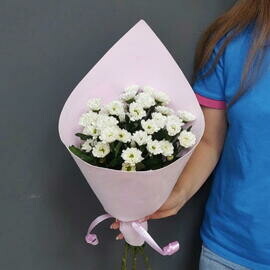 Romashki dlya neyo  Buket belih santini  Korporativ