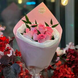 Businka Buket s rozovimi rozami Roza