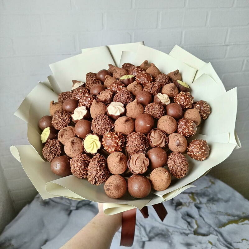 Nastroenie kappuchino SHokoladnij buket s konfetami, standart