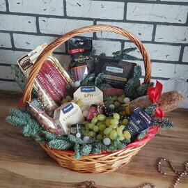 Подарочная корзина Новогодний подарок  Подарок на новый год