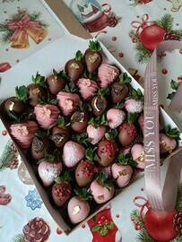 Nabor s klubnika v shokolade