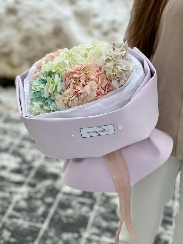 Воздушная гортензия Букет с гортензией, стандартный