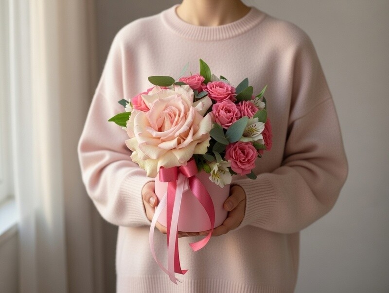 Цветы в шляпной коробке, делюкс