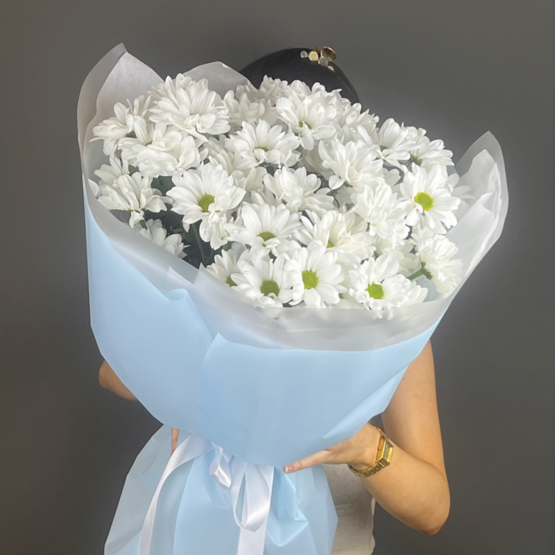 Bouquet of 7 bush chrysanthemums, standart