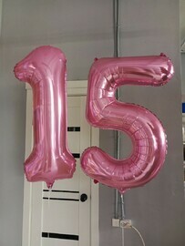 Balloons numbers "15"