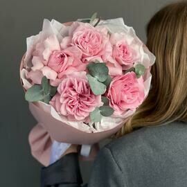 Моно букет из ароматных французских роз