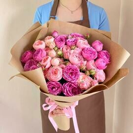 BOUQUET PINK кустовые пионовидные розы