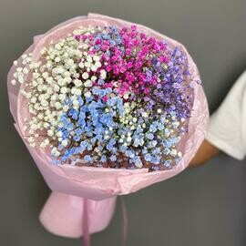 Gipsofila raduzhnaya. Buket tcvetnoj gipsofili