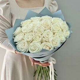 Buket ekvadorskih belih roz