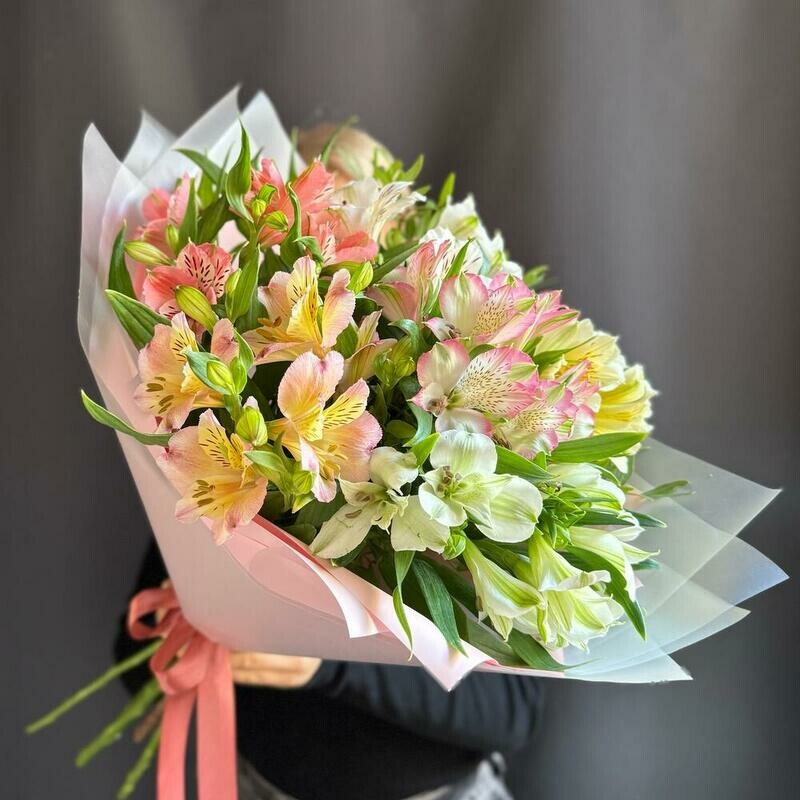 Sbornij buketik s al_stromeriej, monobuket iz 7 al_stromerij