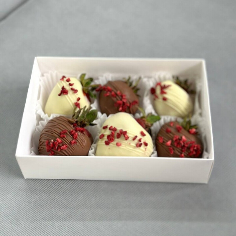 Клубника в шоколаде, 6 шт., клубника в шоколаде, 6 шт.