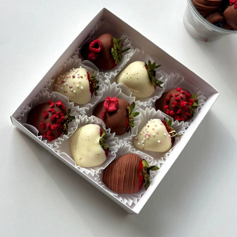 Клубника в шоколаде, 9 шт., стандартный