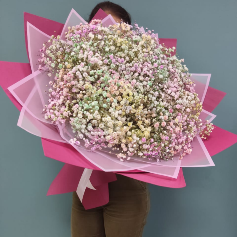 Rainbow Gypsophila Bouquet, standart