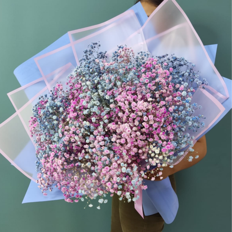 Rainbow Gypsophila Bouquet, standart