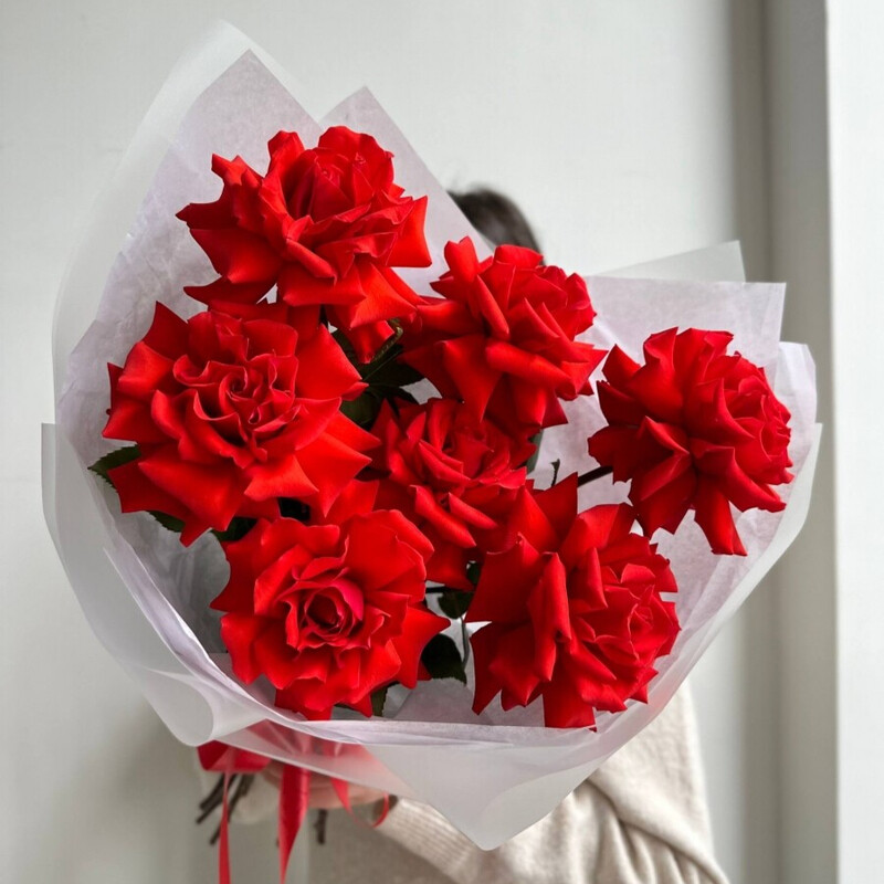 Моно французских роз Нина, 7 шт