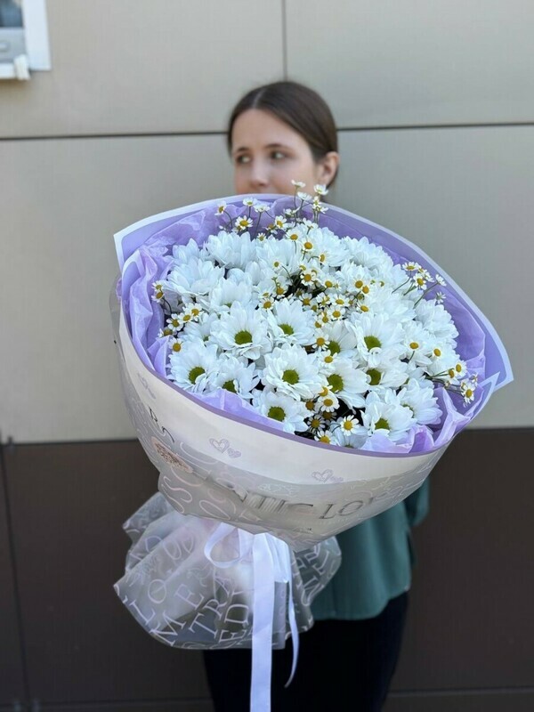 Букет "Нежны еромашки", стандартный