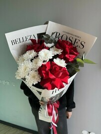 Букет авторский с французской розой