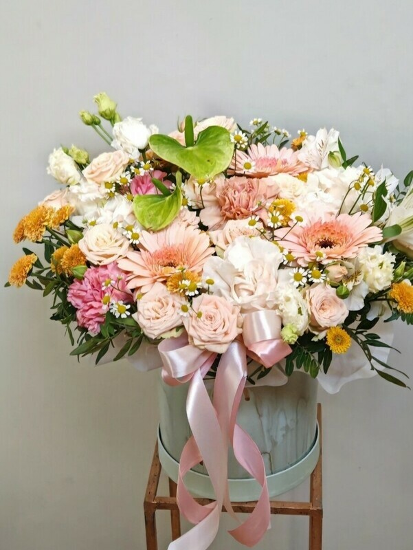 Шляпная коробочка "Нежное настроение" , стандартный