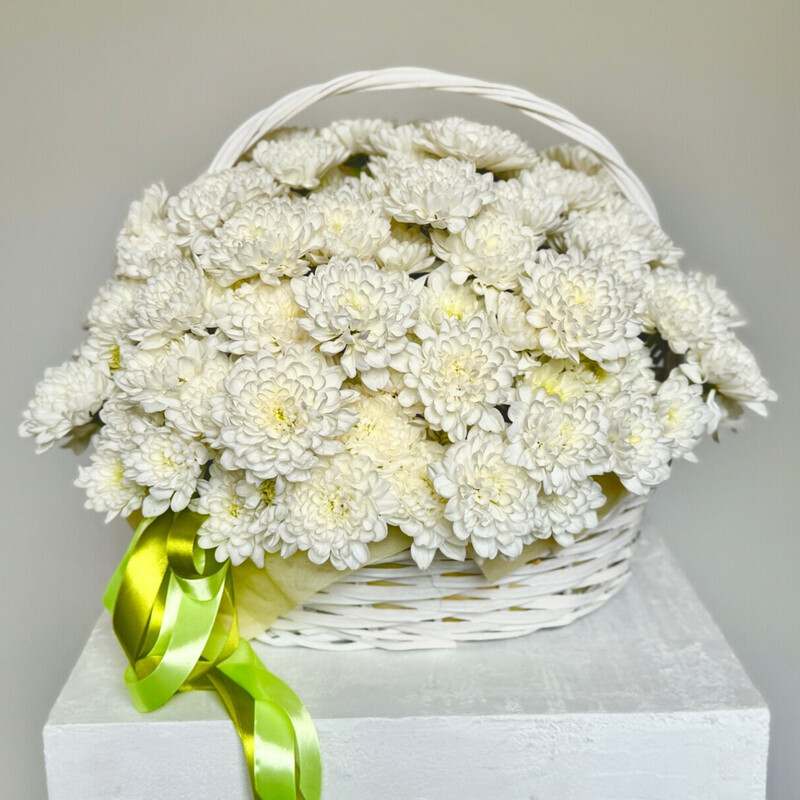 Korzina s hrizantemoj, korzina s hrizantemoj