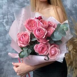 Pionovidnaya kustovaya roza Sil_va Pink